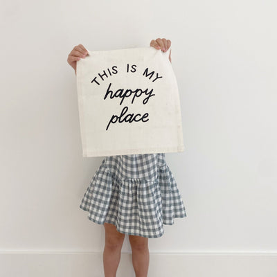 happy place banner - Sweet Water Decor - Wall Hanging