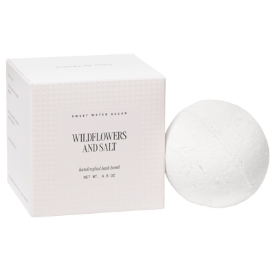 Wildflowers and Salt 4.6 oz Bath Bomb - Sweet Water Decor - Bath Bomb