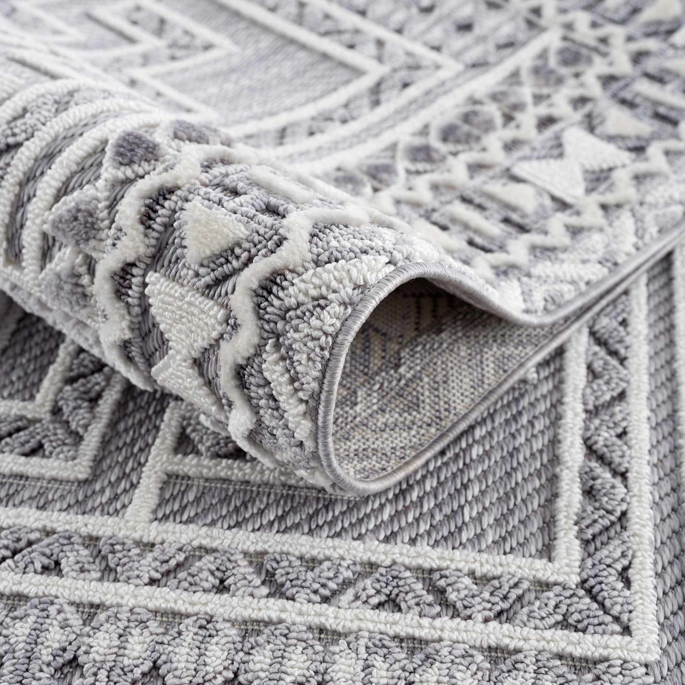 Alya Charcoal Textured Area Rug - Sweet Water Decor - Rugs