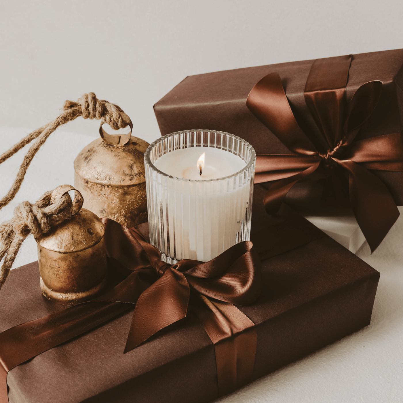 Sugar Cookies Fluted Soy Candle - Ribbed Glass Jar - 12 oz - Sweet Water Decor - Candles