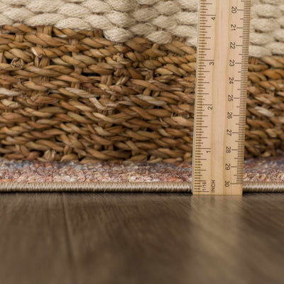 Anshu Peach Washable Area Rug - Sweet Water Decor - Rugs