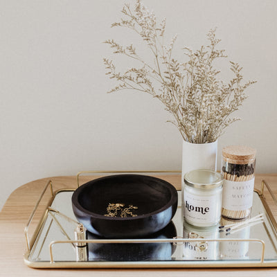 Home Soy Candle - Clear Jar - 9 oz
