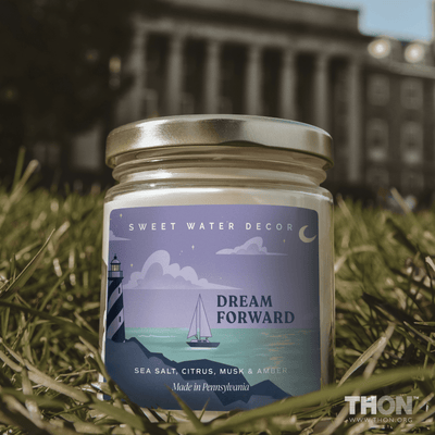 Dream Forward Soy Candle - Clear Jar - 9 oz - Sweet Water Decor - Candles