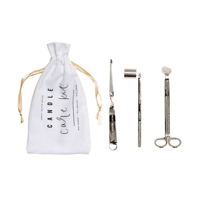 Silver Candle Care Kit - Sweet Water Decor - Candle Tools