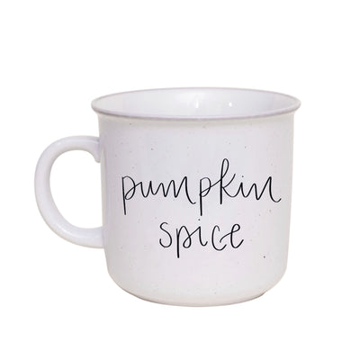 Pumpkin Spice 16oz. Rustic Campfire Coffee Mug - Sweet Water Decor - Coffee Mugs