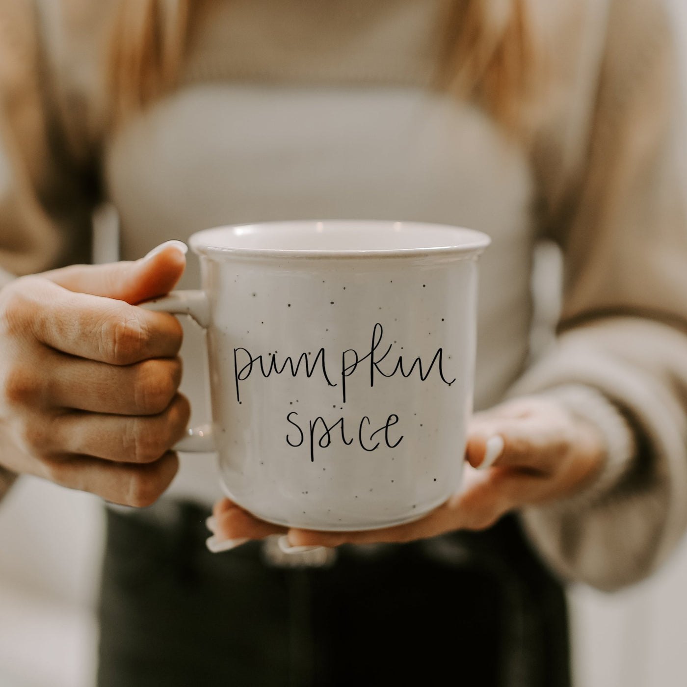 Pumpkin Spice 16oz. Rustic Campfire Coffee Mug - Sweet Water Decor - Coffee Mugs