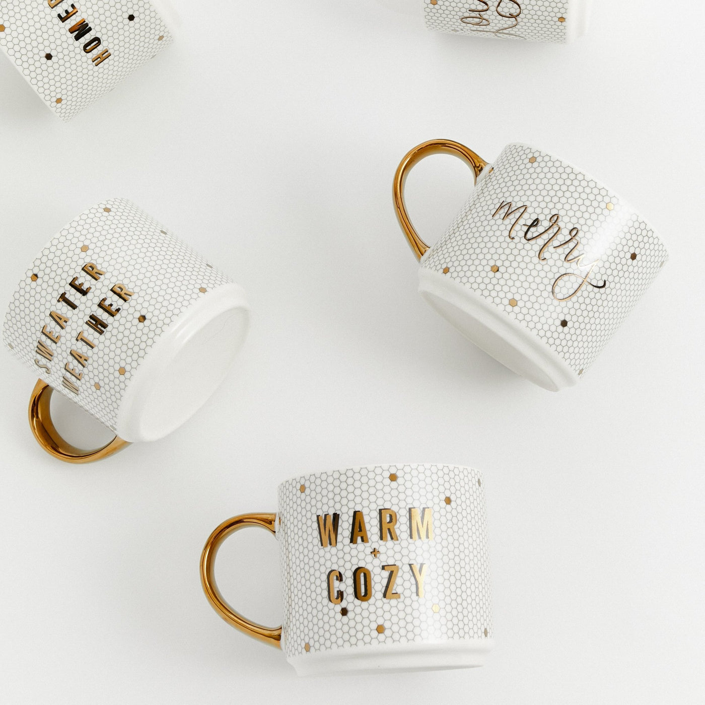 Merry 17oz. Tile Coffee Mug - Sweet Water Decor - Coffee Mugs