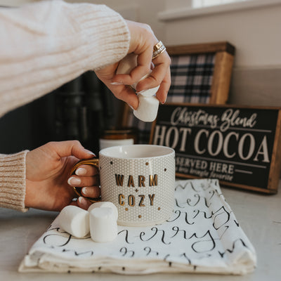 Warm and Cozy Tile Coffee Mug