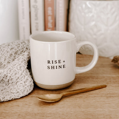 Rise and Shine 14oz. Stoneware Coffee Mug - Sweet Water Decor - Coffee Mugs