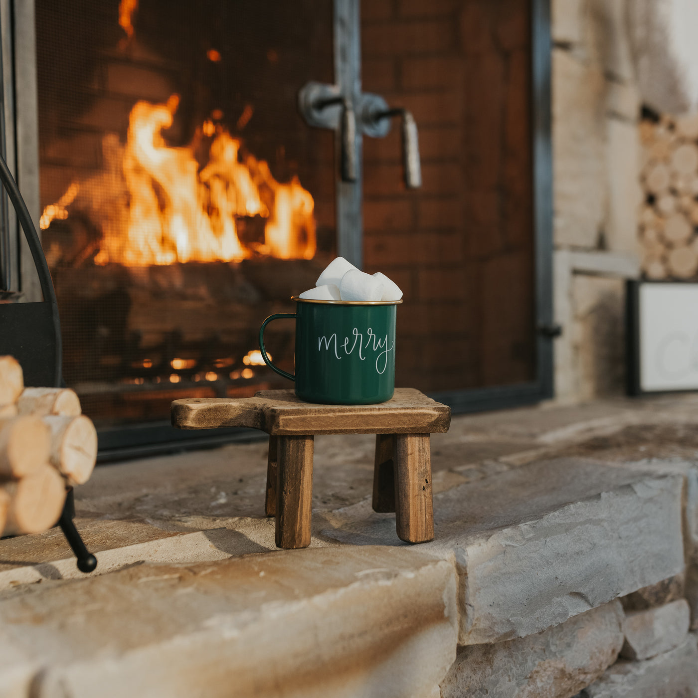 Merry Campfire Coffee Mug