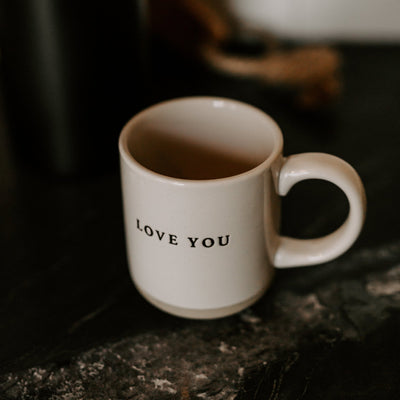 Love You 14oz. Stoneware Coffee Mug - Sweet Water Decor - Coffee Mugs