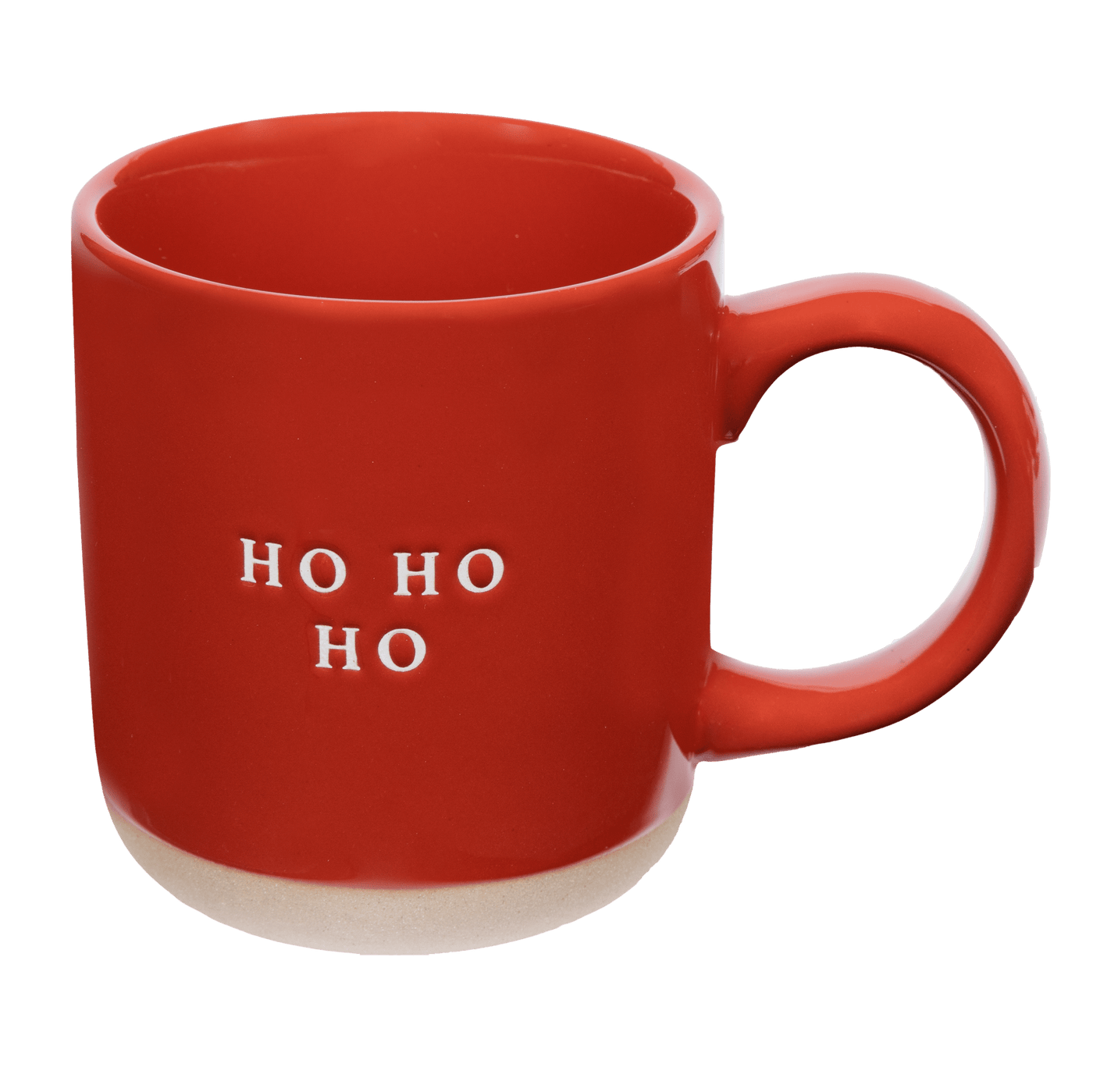 Ho Ho Ho 14oz. Red Stoneware Coffee Mug - Sweet Water Decor - Coffee Mugs
