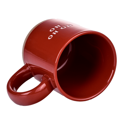 Ho Ho Ho 14oz. Red Stoneware Coffee Mug - Sweet Water Decor - Coffee Mugs