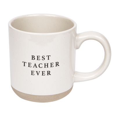 Best Teacher Ever 14oz. Stoneware Coffee Mug - Sweet Water Decor - Coffee Mugs