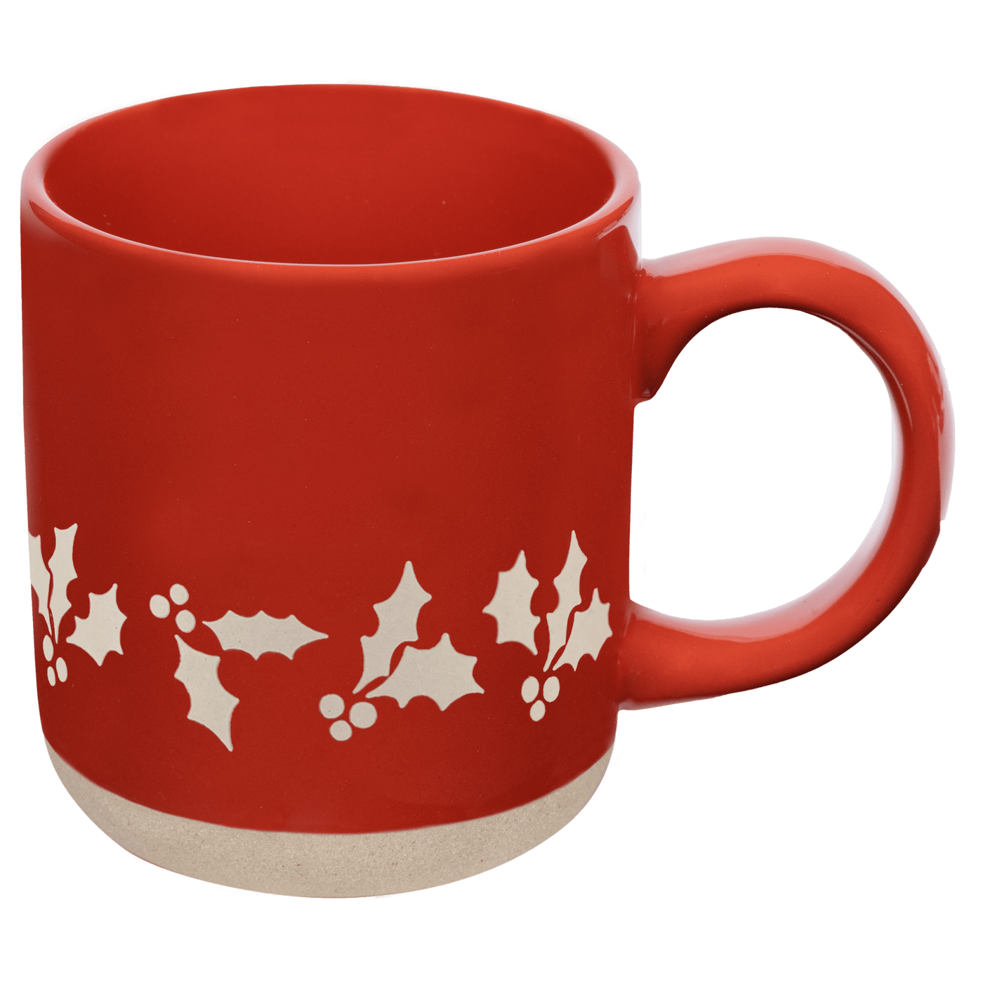 Holly 14oz. Red Stoneware Coffee Mug - Sweet Water Decor - Coffee Mugs