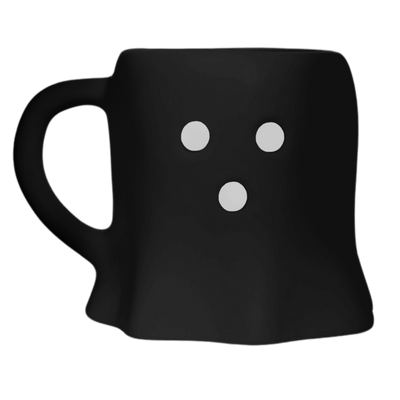 Black Ghost 12oz. Figurine Coffee Mug - Sweet Water Decor - Coffee Mugs