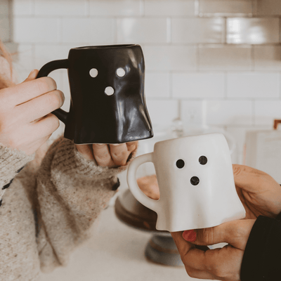 Black Ghost 12oz. Figurine Coffee Mug - Sweet Water Decor - Coffee Mugs
