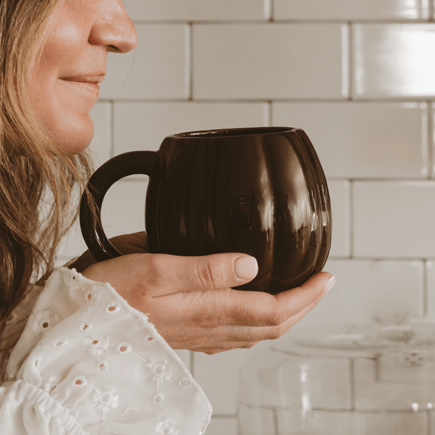 Brown Pumpkin 19oz. Figurine Coffee Mug - Sweet Water Decor - Coffee Mugs