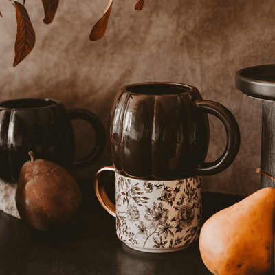Brown Pumpkin 19oz. Figurine Coffee Mug - Sweet Water Decor - Coffee Mugs
