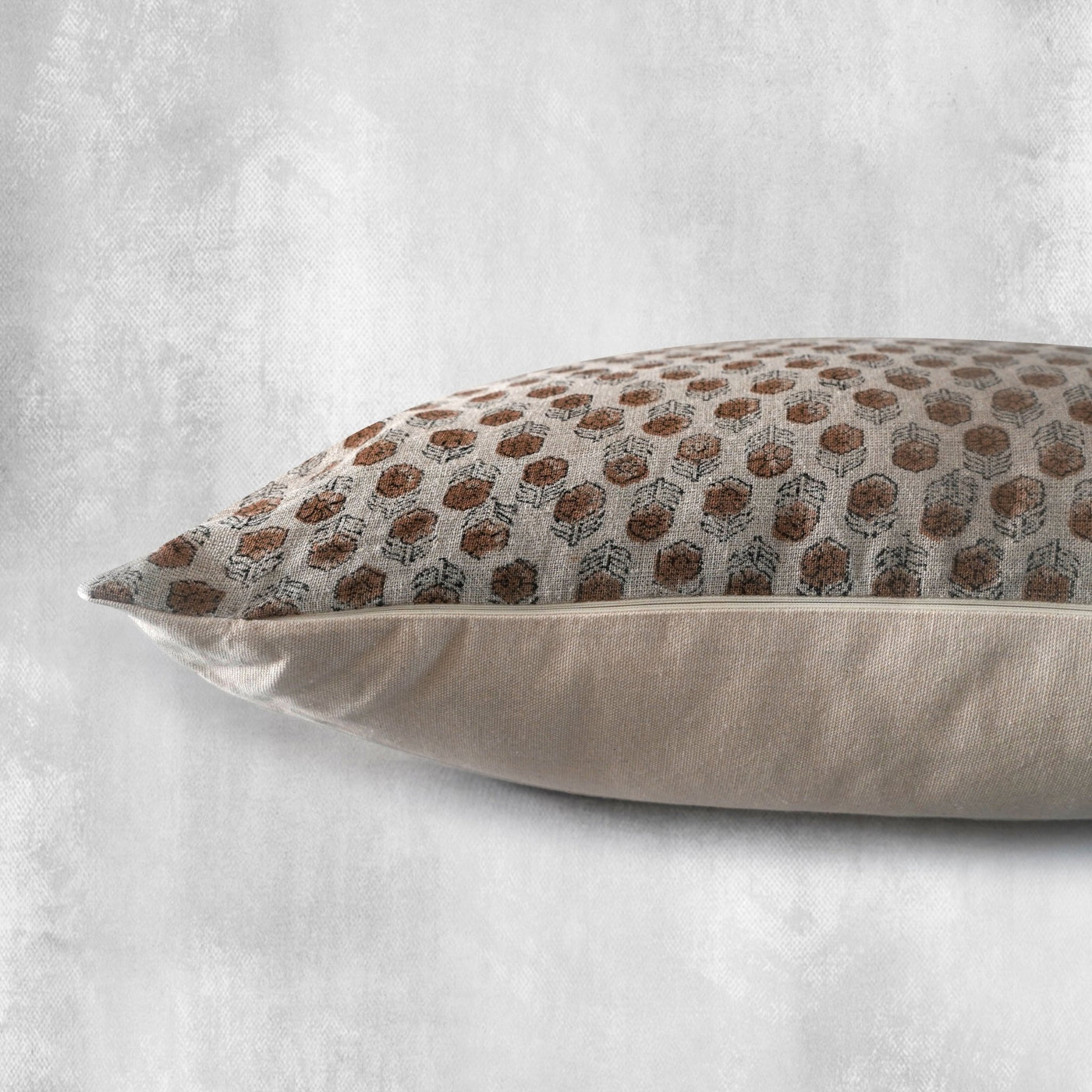 KURA- Indian Hand Block Linen Pillow cover - Sweet Water Decor - Pillow Cover