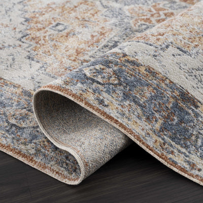 Blue Orange Hera Washable Area Rug - Sweet Water Decor - Rugs