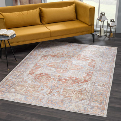 Rust Maayon Washable Rug - Sweet Water Decor - Rugs