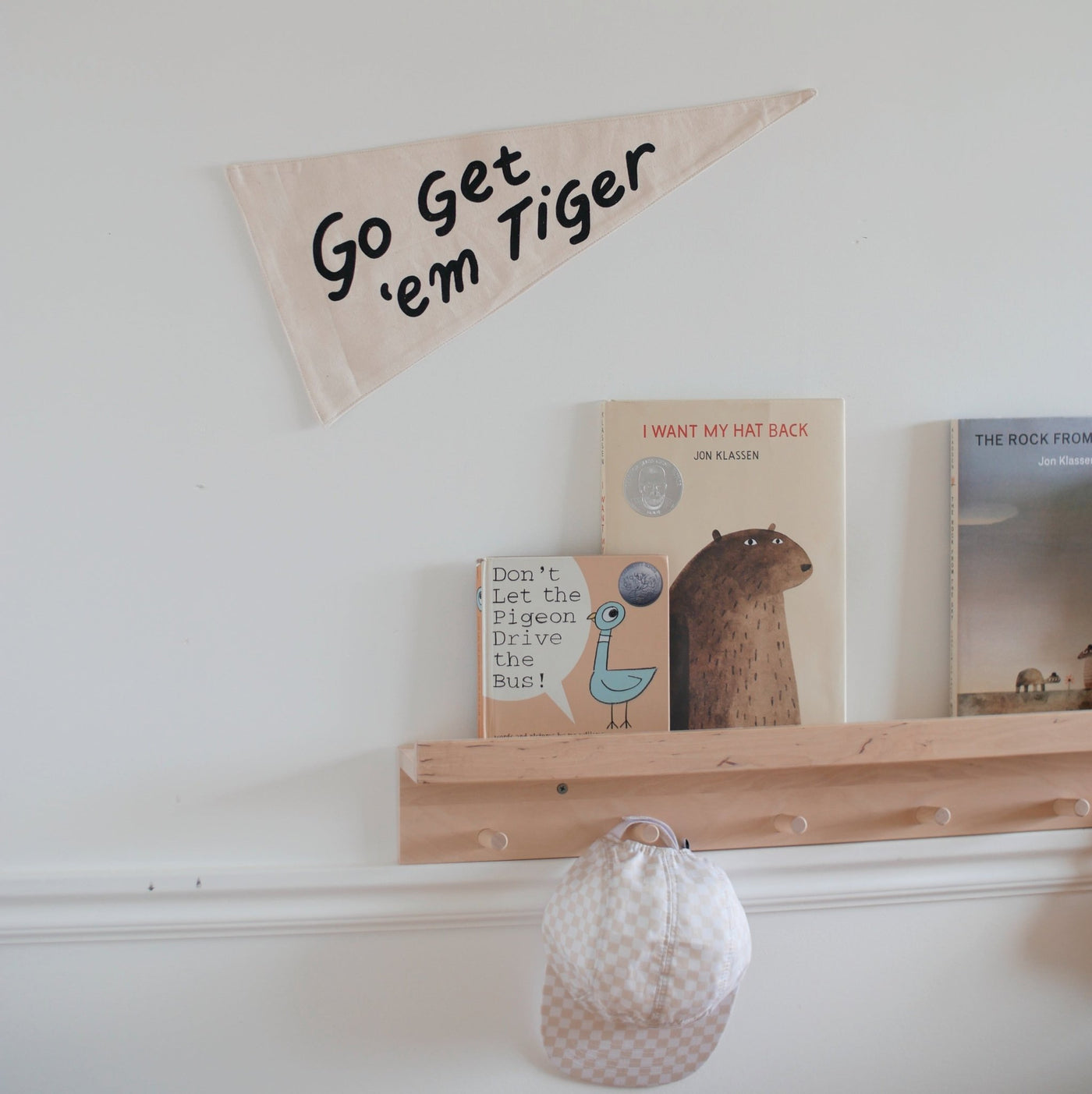 go get 'em tiger pennant - Sweet Water Decor - Wall Hanging