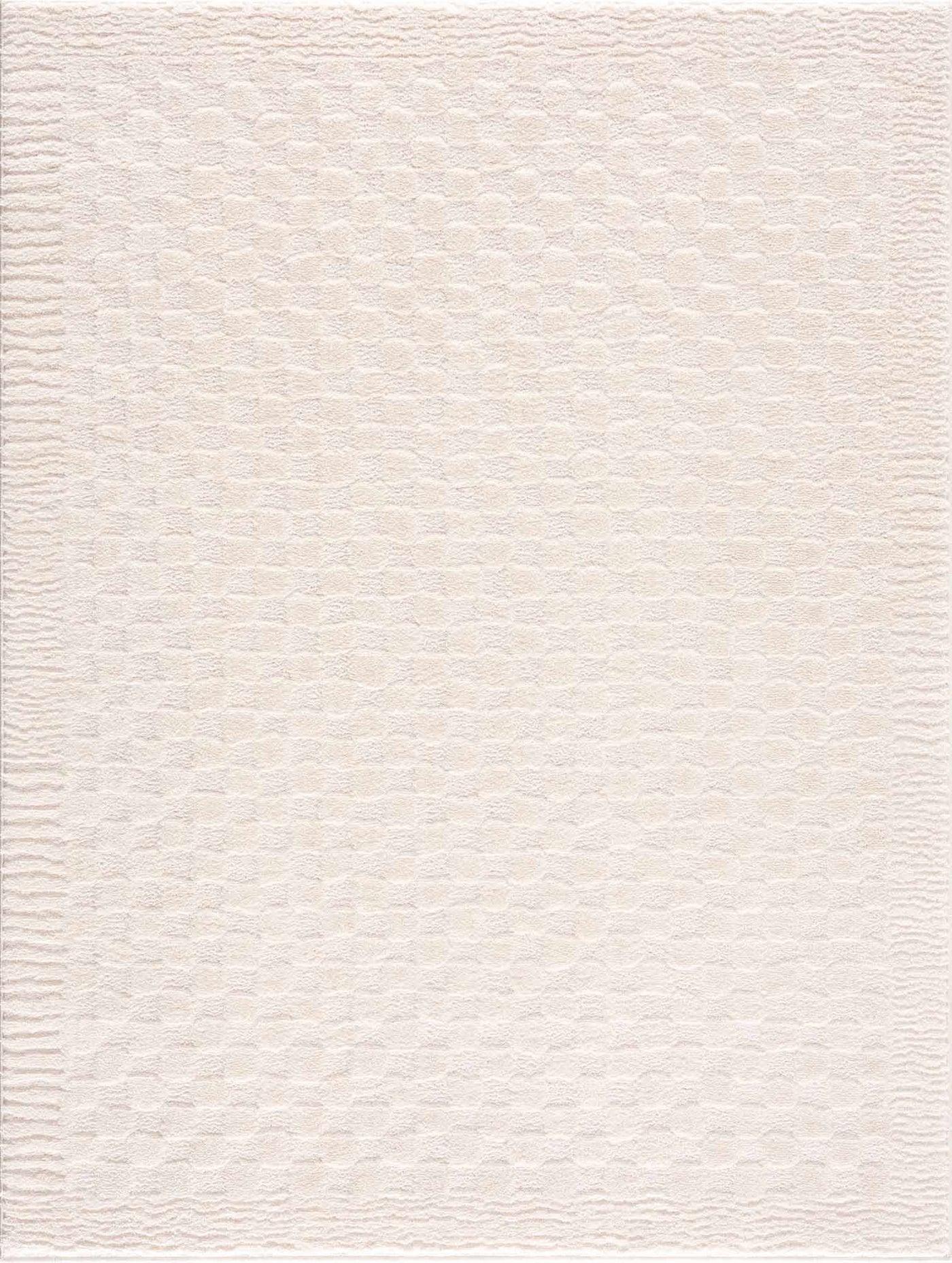 Leryn Ivory Checkered Area Rug - Sweet Water Decor - Rugs