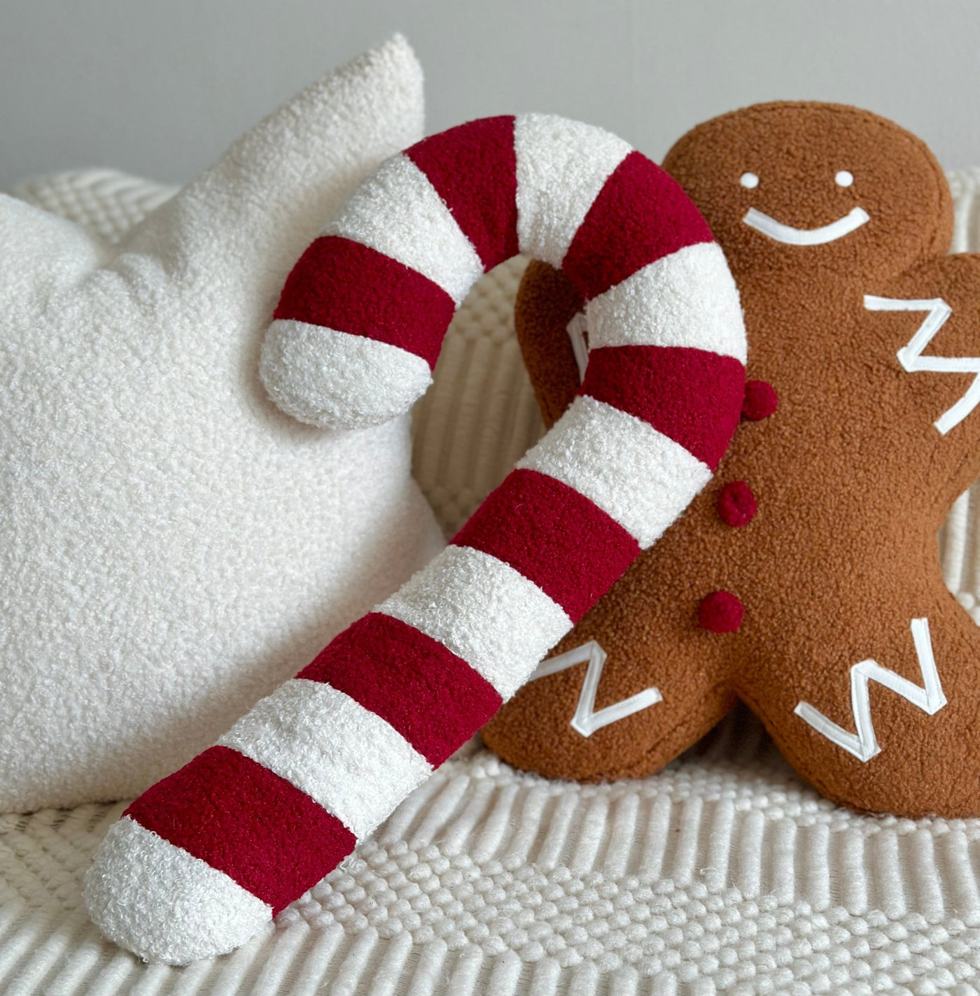 Mr. Gingerbread Man Pillow - Sweet Water Decor - Throw Pillow