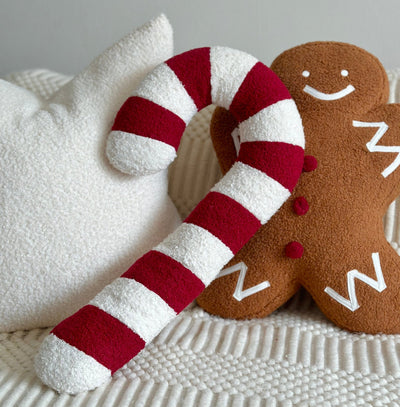 Mr. Gingerbread Man Pillow - Sweet Water Decor - Throw Pillow