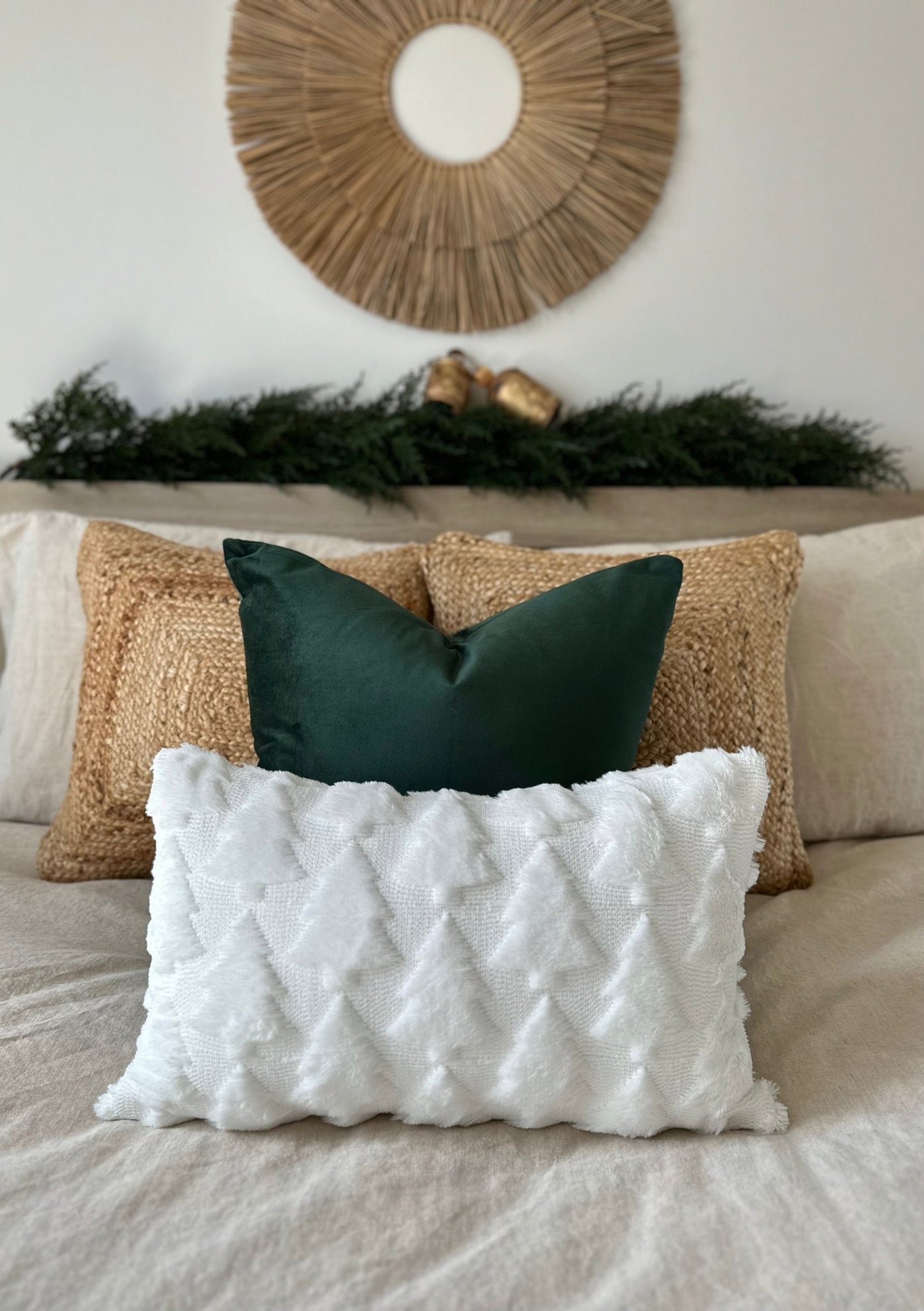 Fraser Fur Lumbar Pillow Cover - Sweet Water Decor - Pillow Cover