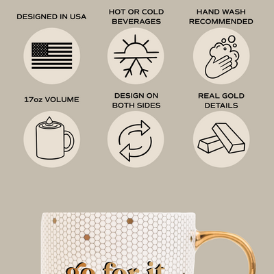 Warm and Cozy Tile Coffee Mug