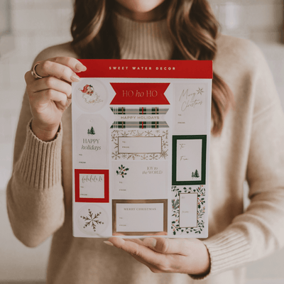 Holiday Classic Gift Tags Set - Sweet Water Decor - GIFT TAGS