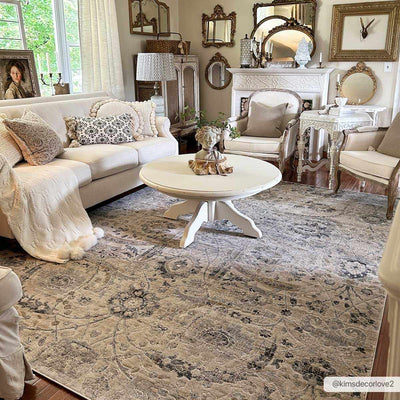 Georgiana Beige Area Rug - Sweet Water Decor - Rugs