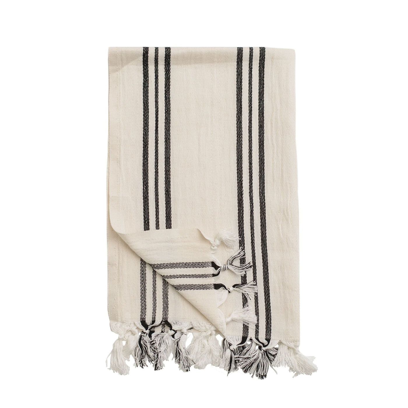 Jordan Turkish Cotton + Bamboo Hand Towel - Three Stripe - Sweet Water Decor - Hand Towels