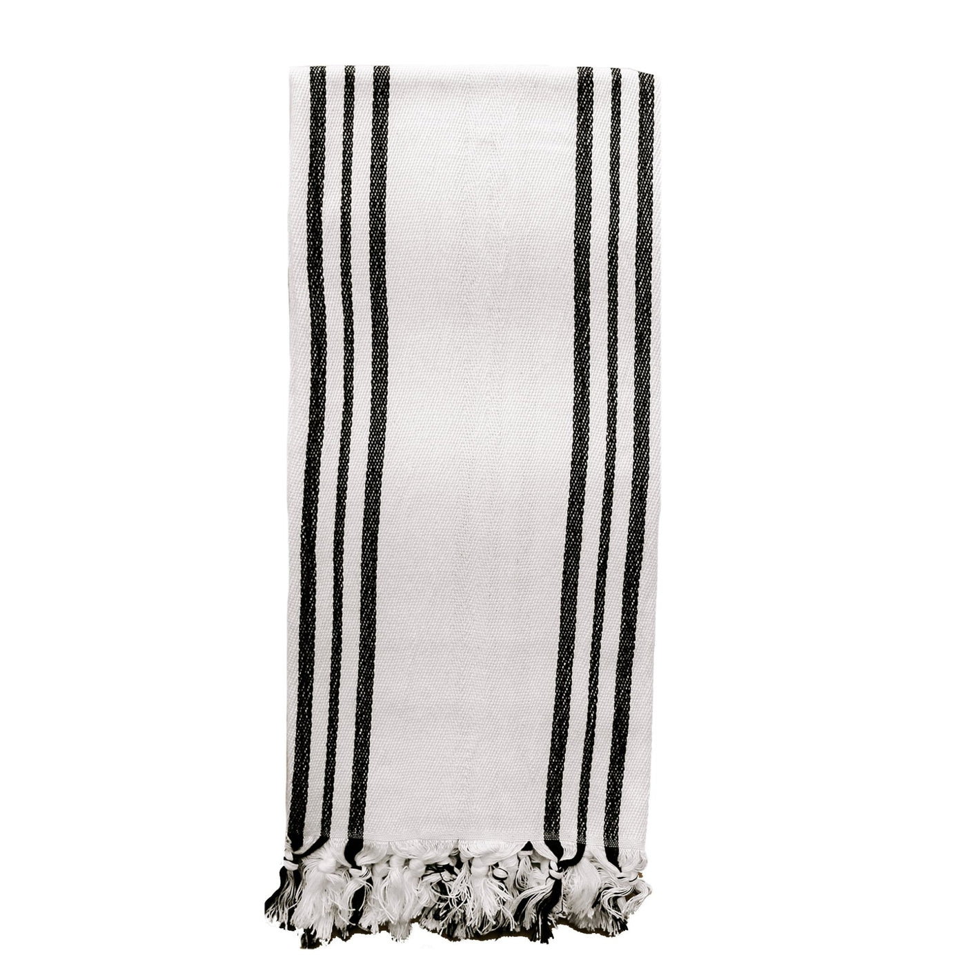 Jordan Turkish Cotton + Bamboo Hand Towel - Three Stripe - Sweet Water Decor - Hand Towels