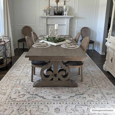 Hiti Cream Washable Performance Rug - Sweet Water Decor - Rugs