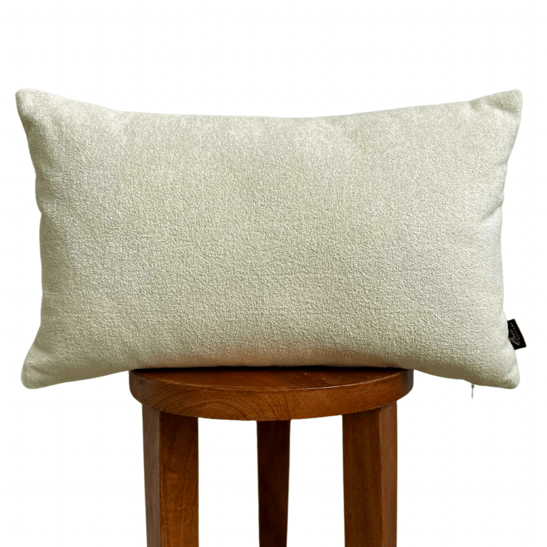 Cream Sherpa Lumbar Pillow Cover - Sweet Water Decor - Pillow Cover