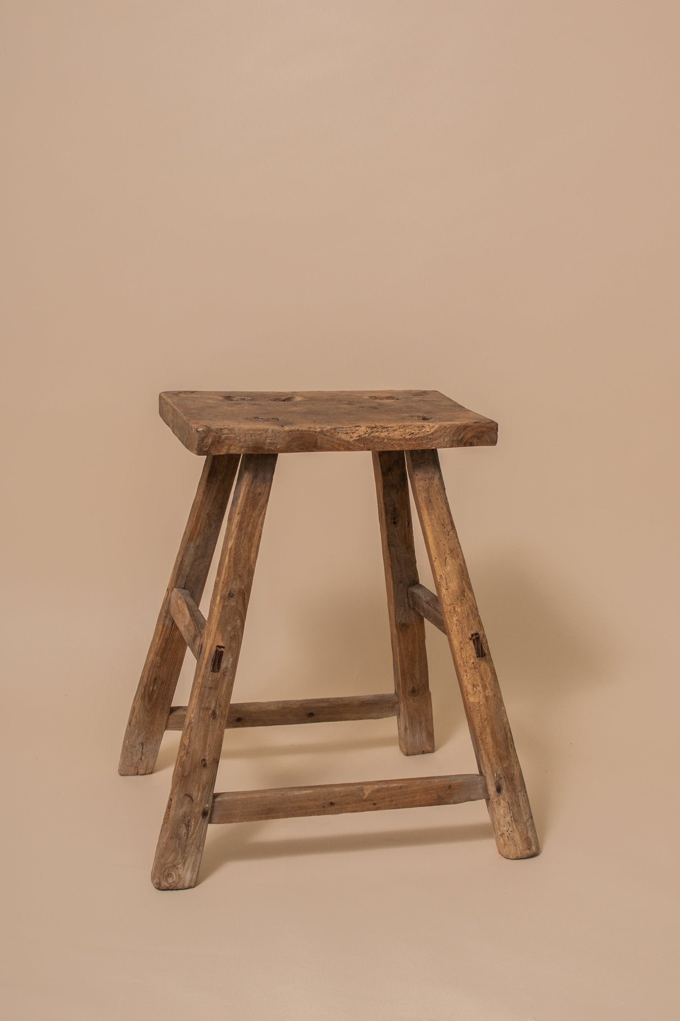 Vintage Elm Stool - Sweet Water Decor - STOOL