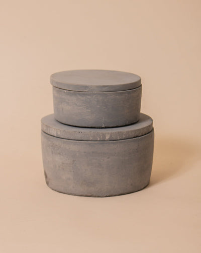 Hugh Cement Boxes - Sweet Water Decor - stash box