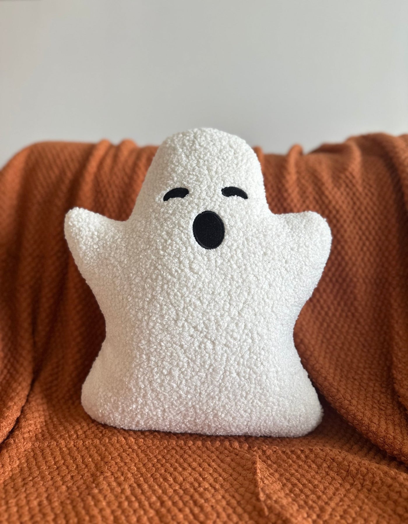 Sherpa Ghost Pillow - Sweet Water Decor - Throw Pillow