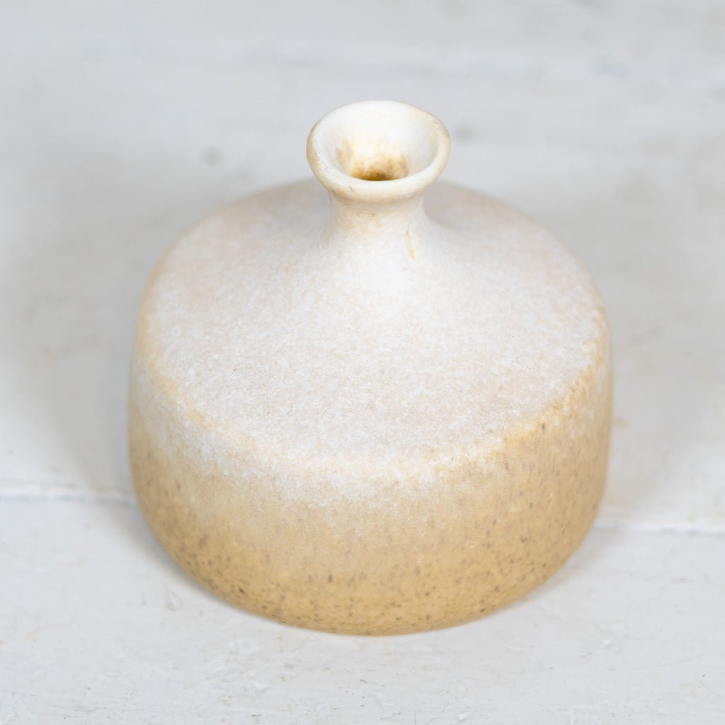 Stoneware Inkwell Vase Cream - Sweet Water Decor - Vases