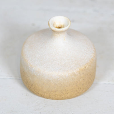 Stoneware Inkwell Vase Cream - Sweet Water Decor - Vases