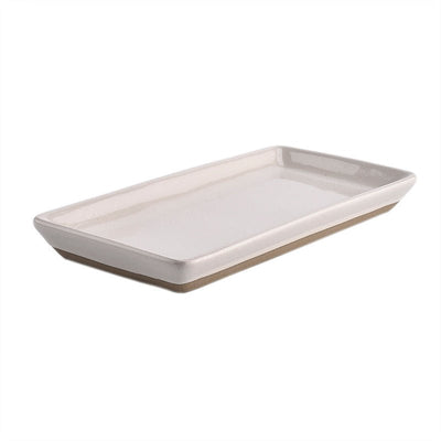 Cream Stoneware Tray - Sweet Water Decor - Trays