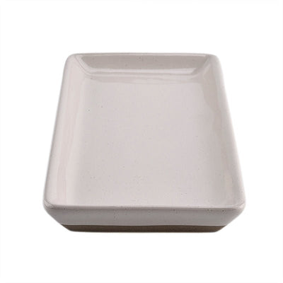 Cream Stoneware Tray - Sweet Water Decor - Trays