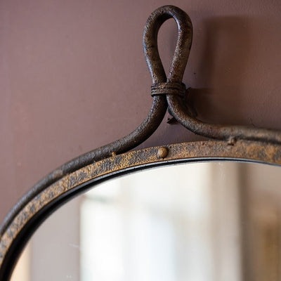 Antique Style Dark Iron Mirror - Sweet Water Decor - Mirrors