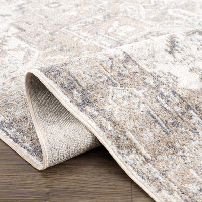 Hera Brown&Cream Washable Area Rug - Sweet Water Decor - Rugs