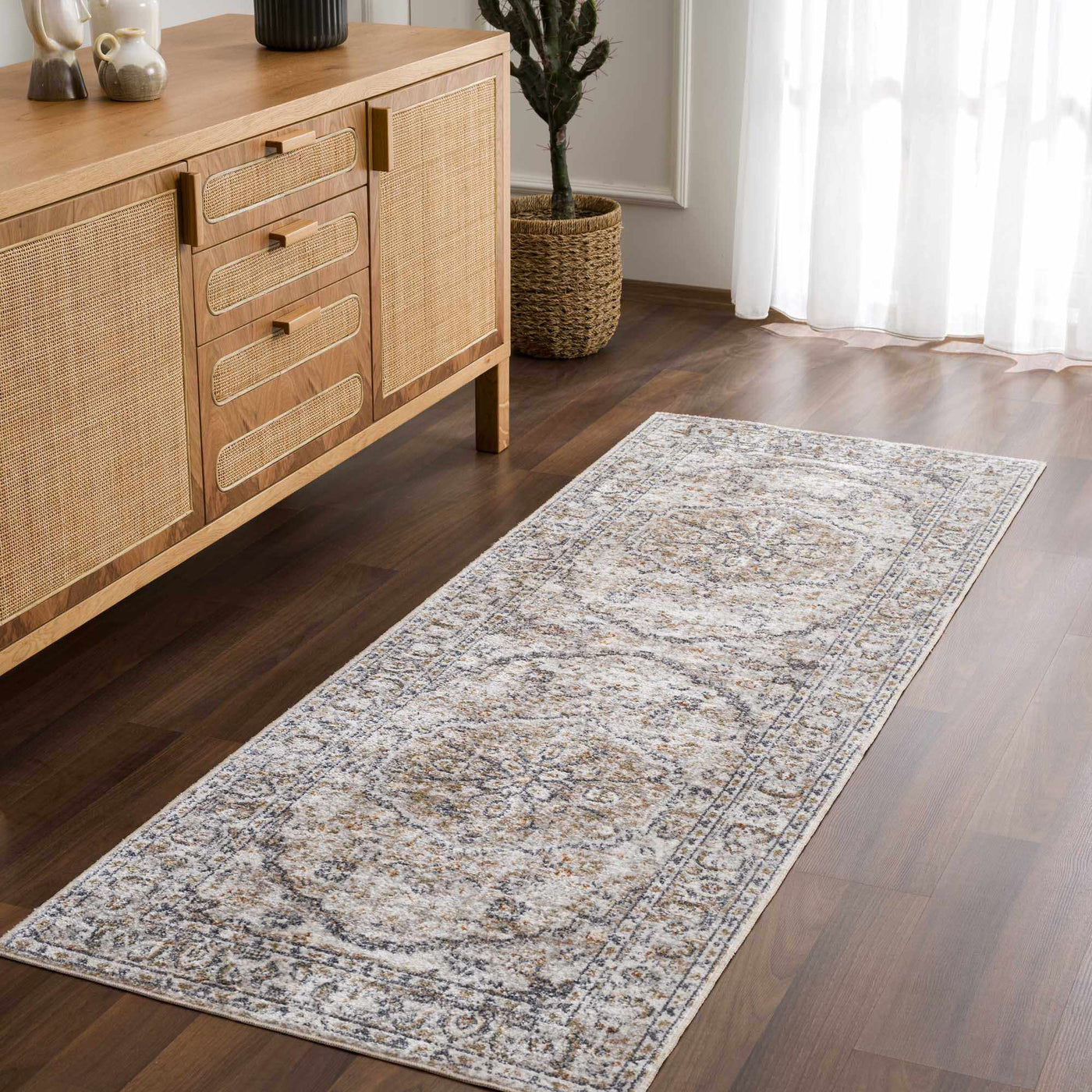 Hiti Cream Washable Performance Rug - Sweet Water Decor - Rugs