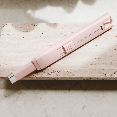 Blush Pink Large Electric Lighter - Sweet Water Decor - Lighters