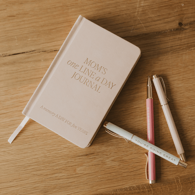 Mom's One Line A Day Leather Journal - Sweet Water Decor - Notebooks